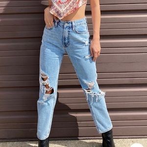 Grey Bandit Georgia Girlfriend Jeans